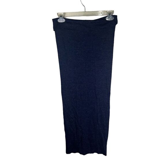 Theory Small Maxi Skirt Blue Stretch - Picture 1 of 4
